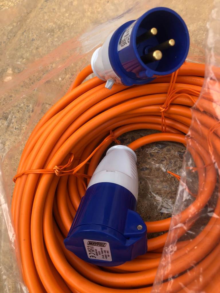 Electric lead, Brand new. for caravan/ camper van etc.. 25m long