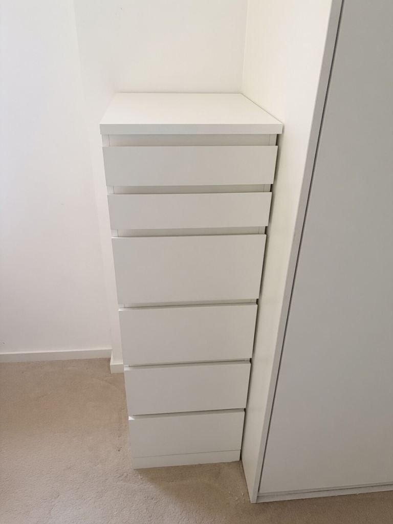 Chest of 6 drawers Malm IKEA