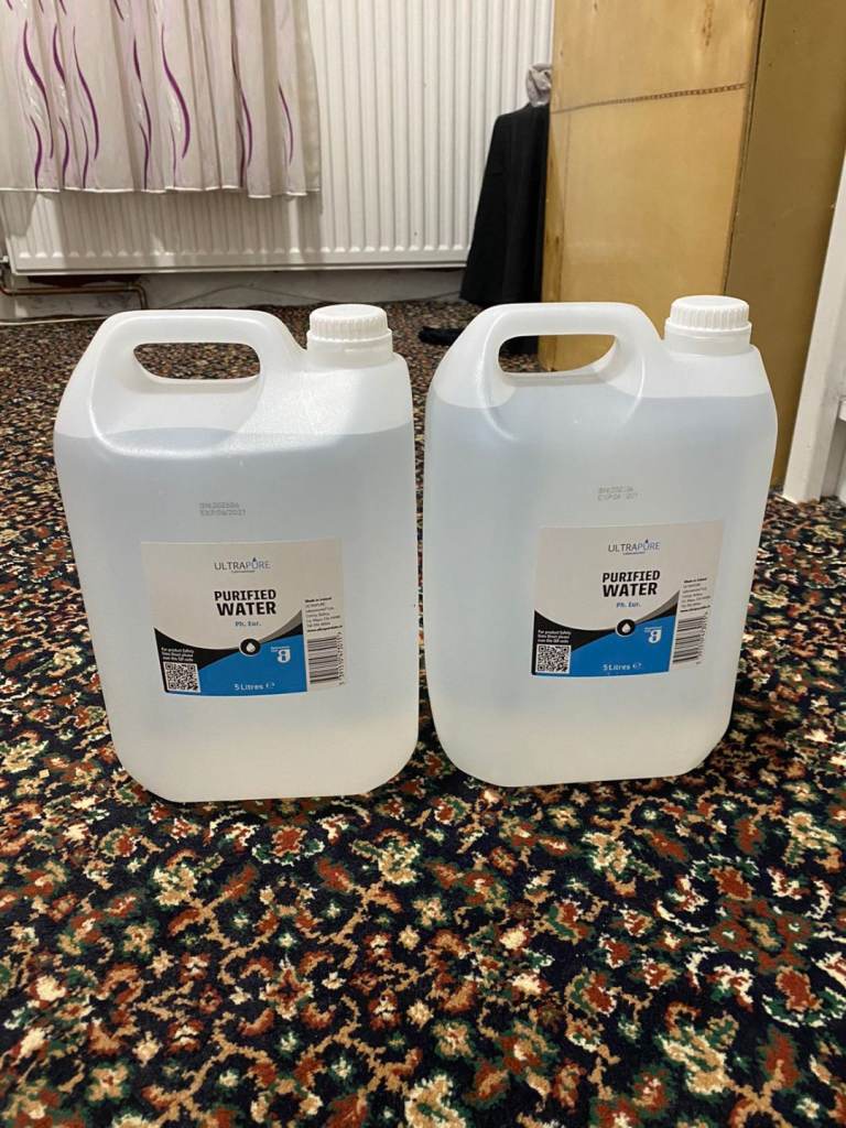 purified water ultrapure 5L