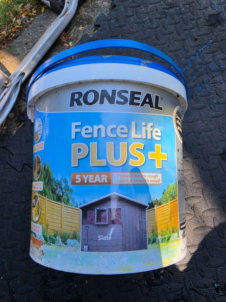 RONSEAL Fence Life PLUS+ 5 Year Fence Paint - Slate Grey