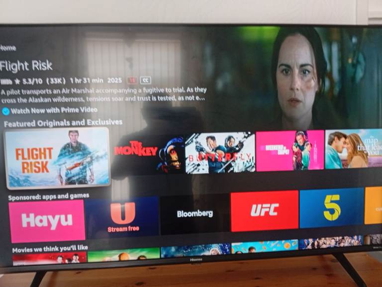 Hisence 4k 43 inch qled tv 