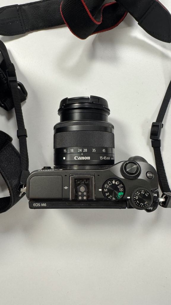 Canon M6 + 18-45mm lens 