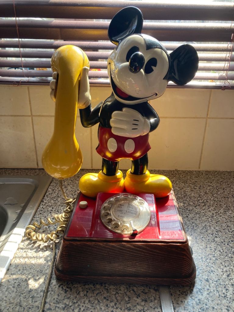 1976 MICKEY MOUSE DIAL PHONE