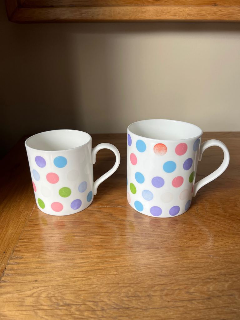 Staffordshire royal garden mugs