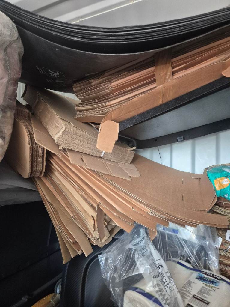 Unused Cardboard Boxes for Packaging and Storage