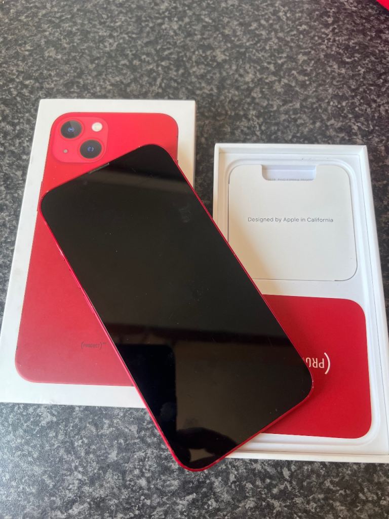 Apple iPhone 13 (PRODUCT)RED – Unlocked, Excellent Condition