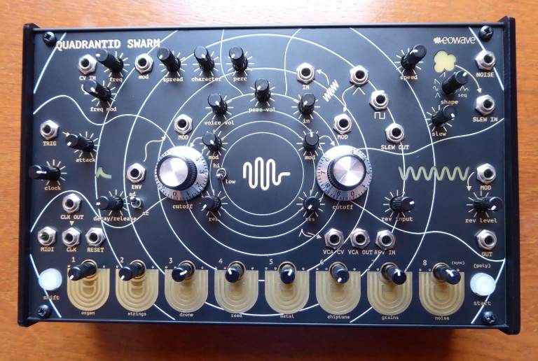 Eowave Quadrantid Swarm Desktop Semi-Modular Synthesiser CASH ON COLLECTION ONLY