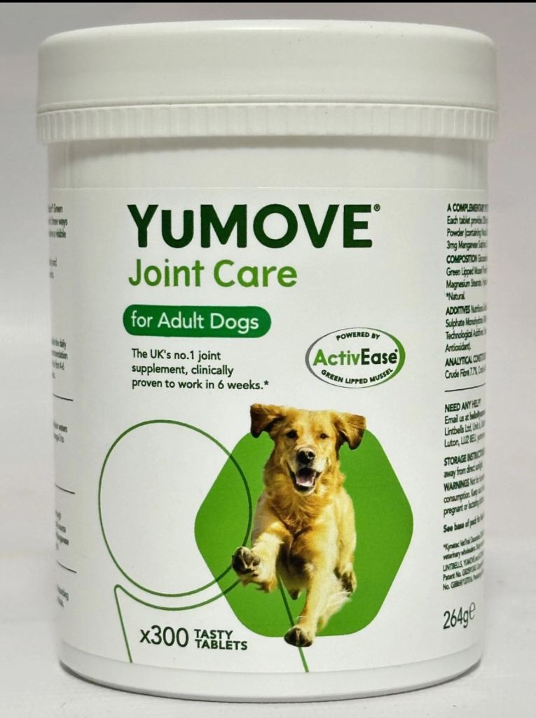 YuMOVE Joint Care for Adult Dogs - 300 Tablets (UK's No.1 Joint Supplement)