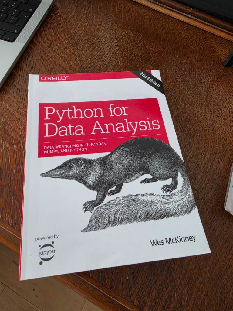 O'Reilly Python for Data Analysis 2nd Edition Book – As Good As New