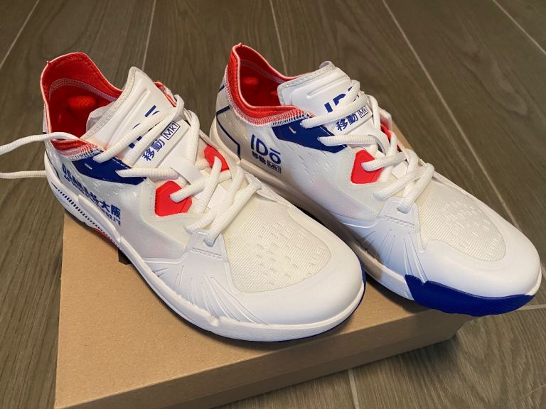 NEW Osaka IDO MK1 Hockey Shoes - Paris Edition, White/Blue/Red, UK 5