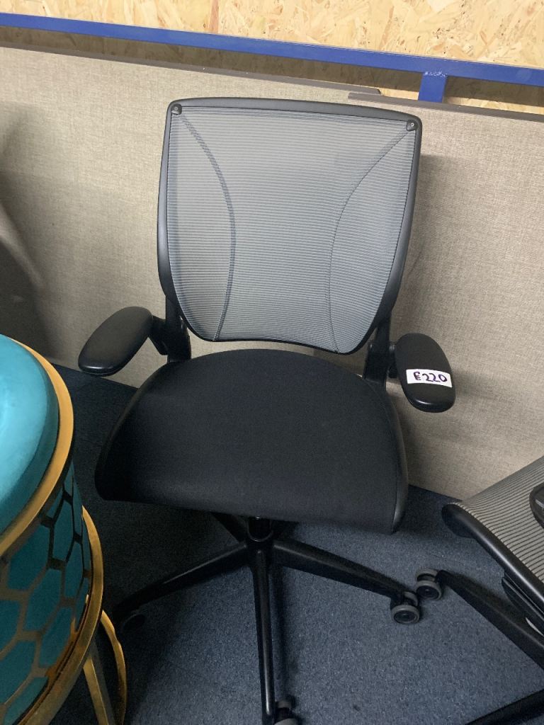 Used Herman Miller caper black mesh office desk ergonomic chair