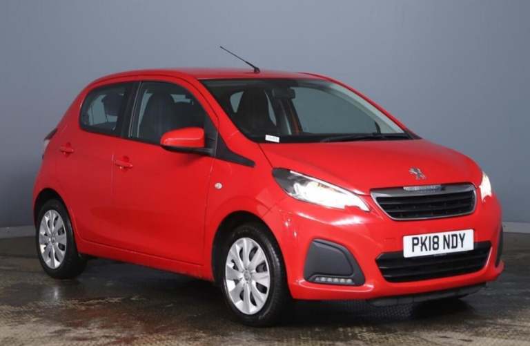 2018 Peugeot 108 1.0 Active Euro 6 5dr HATCHBACK Petrol Manual
