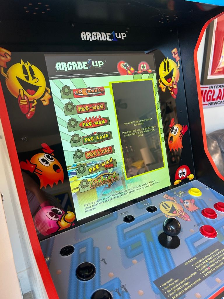 Arcade1Up Pac-Mania Arcade Machine – As Good As New