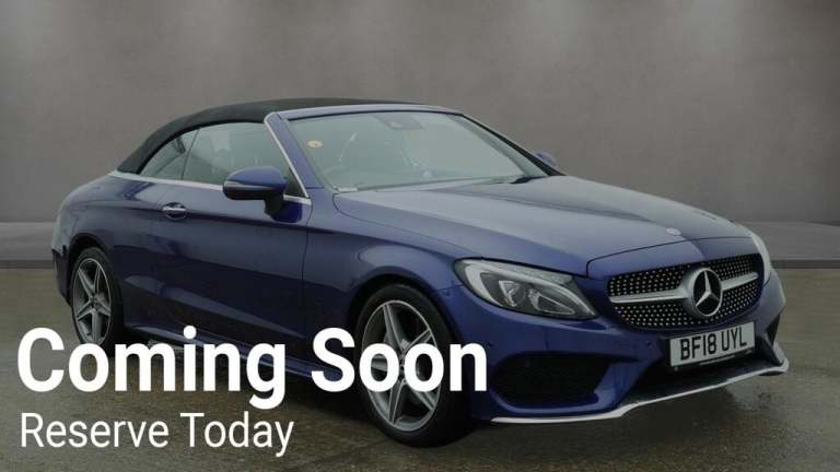 2018 Mercedes-Benz C Class C250d AMG Line Premium Plus 2dr Auto CONVERTIBLE DIESEL Automatic