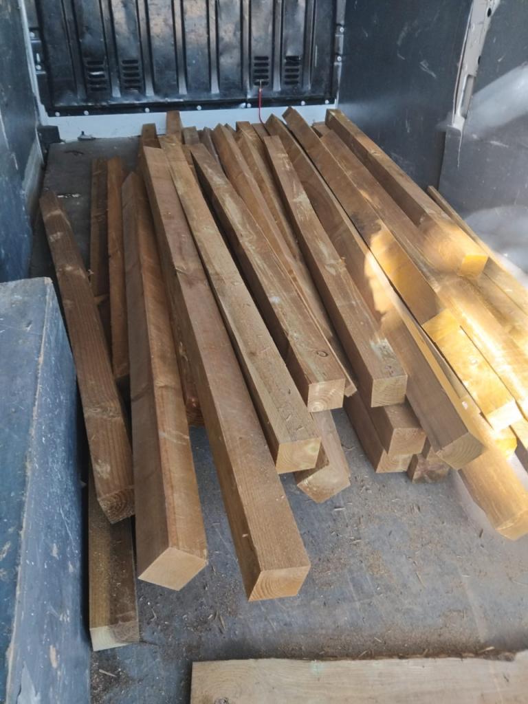 3x3 wooden posts new x50