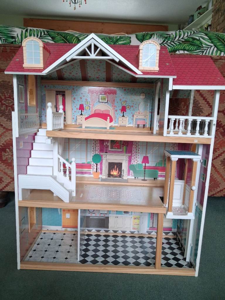 A Children's Decorated Dolls House 
