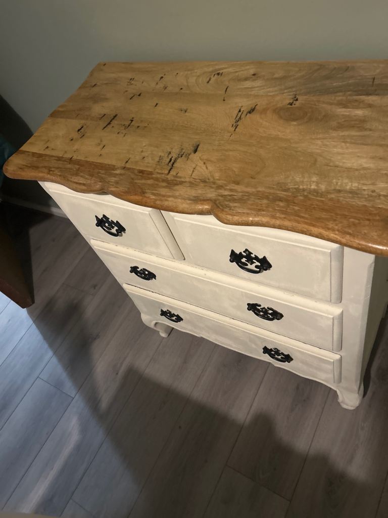Chalk paint drawer