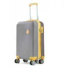 'BAGGAJ' Cabin Suitcase Lightweight 4 Wheel Spinner Hard Shell ABS Luggage Travel Case