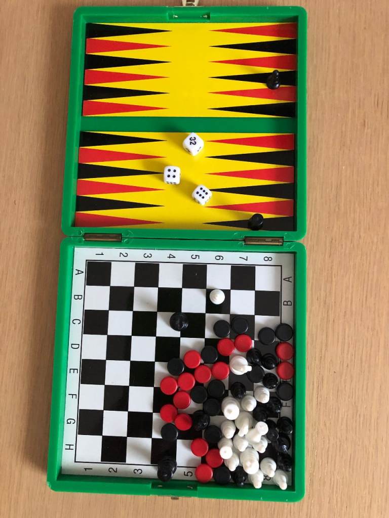 Small travel games set