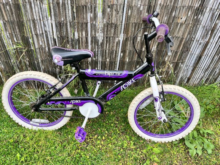Soike Kids Bike - Black and Purple, Good Condition