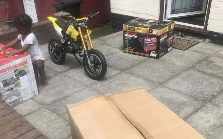 Dirt Bike 50cc Fir kids Yellow Colour 