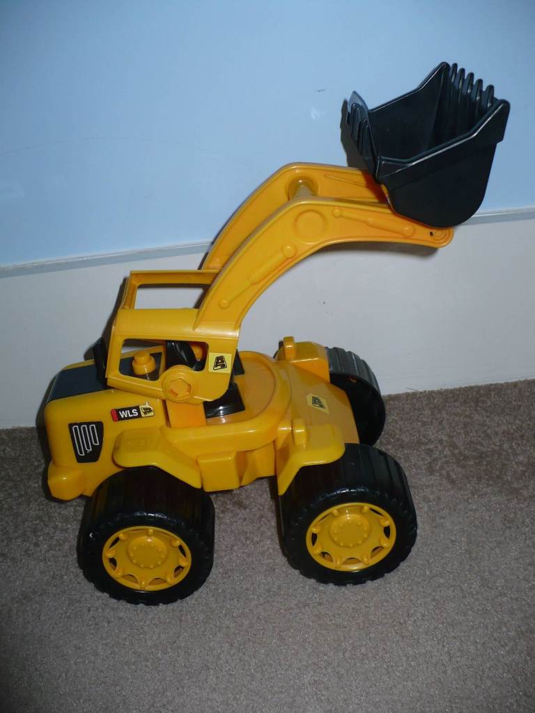Large JCB WLS 14inch Wheel Loader Toy Children Kids Construction Vehicle in very good condition