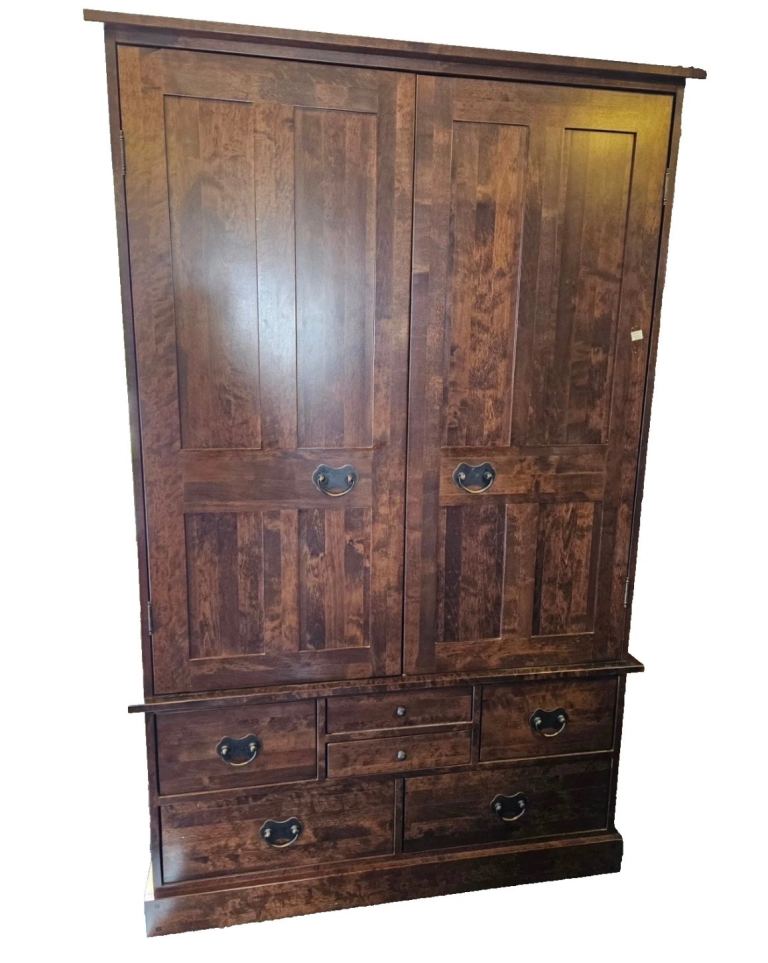 Laura Ashley Garrat Double Wardrobe Dark Chestnut Possible Delivery 