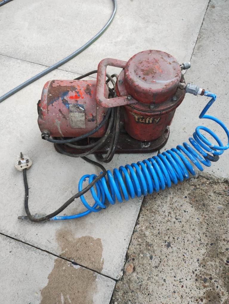 Tuffy Air Compressor with Hose – Fair Condition