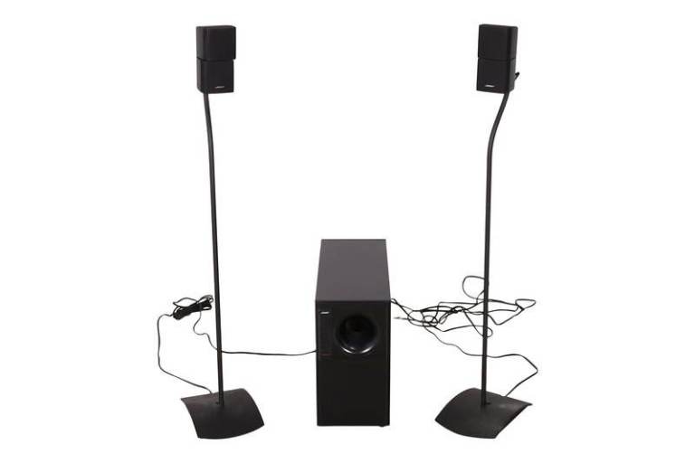 Bose Acoustimass 5 speaker pair + subwoofer + stands
