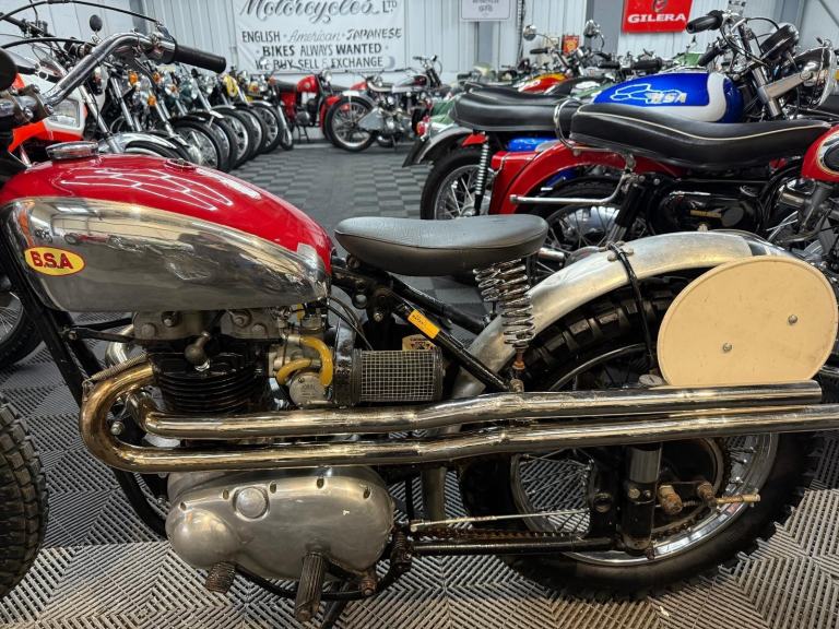 1950 BSA A7 500cc Plunger scrambler, high level pipes, ready to use! super cool 