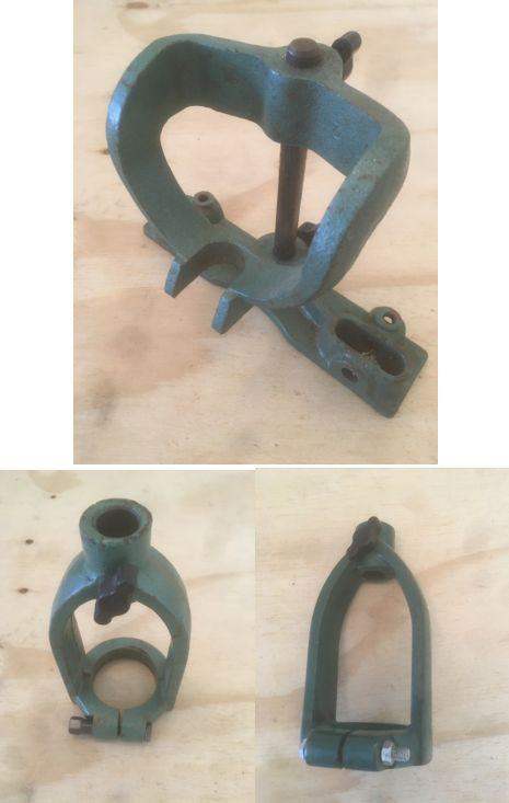 REDUCED:  Morticing Jig Attachment & Two Mortice Chisel Holders For Bench Drill