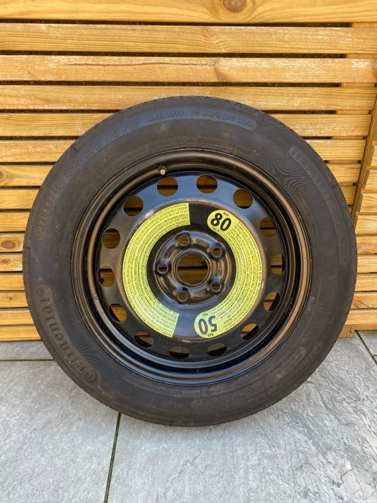 Spare wheel T 125/90 R16 98M Seat Audi Volkswagen Scoda
