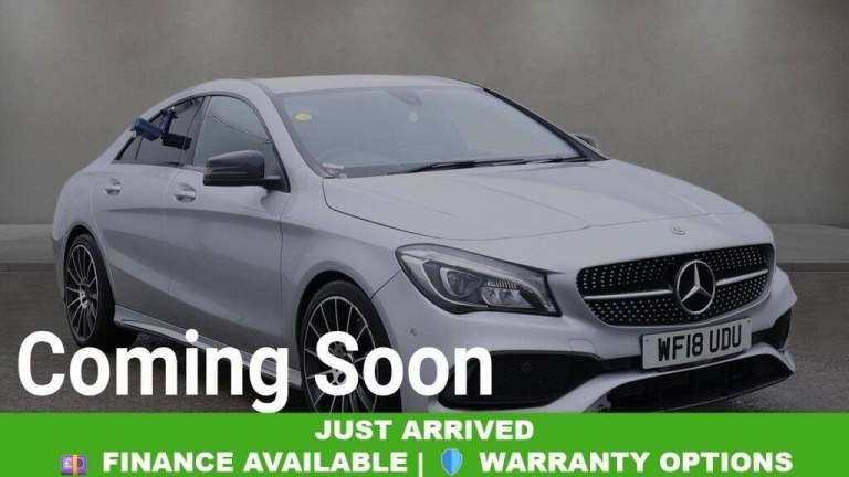 2018 Mercedes-Benz CLA CLA 220d AMG Line 4dr Tip Auto SALOON DIESEL Automatic