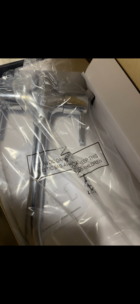 Brand new kitchen mixer tap 