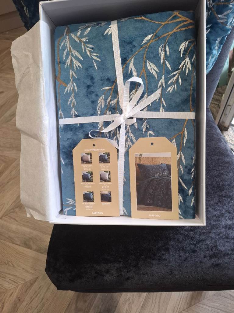 Teal Velvet Duvet Cover Set