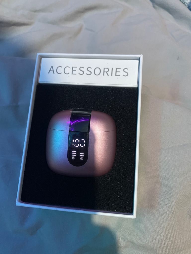 Wireless earphones led display brand new in box 