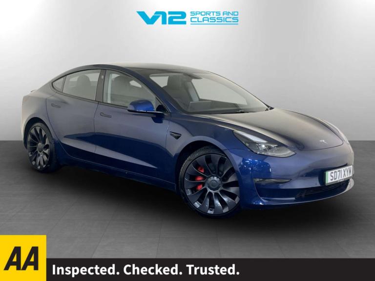 2021 Tesla Model 3 (Dual Motor) Performance Saloon 4dr Electric Auto 4WDE (Performance Upgrade Sa...