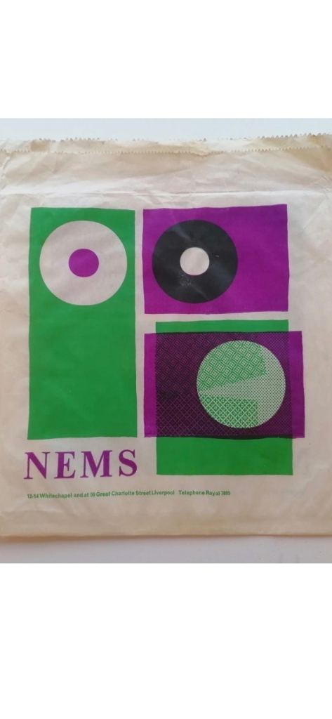 Wanted NEMS bags from Epstein  record shop 
