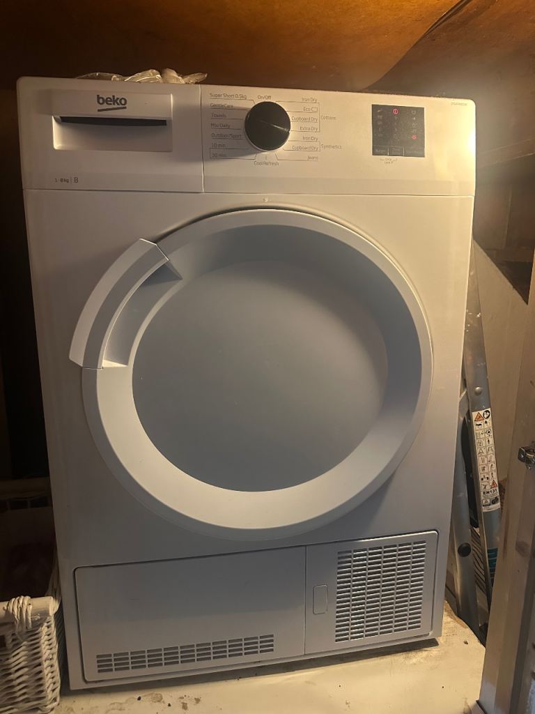 Beko DTLCE80021W Tumble Dryer - White