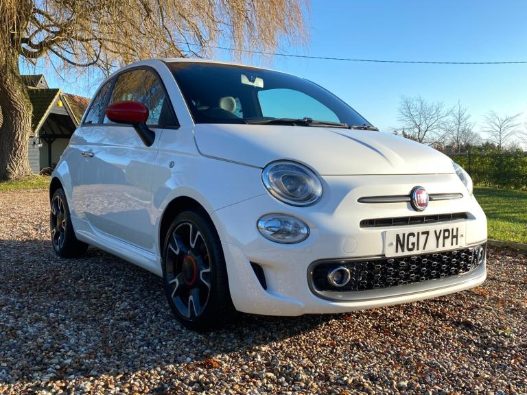 2017 Fiat 500 0.9 TwinAir 105 S 3dr HATCHBACK Petrol Manual