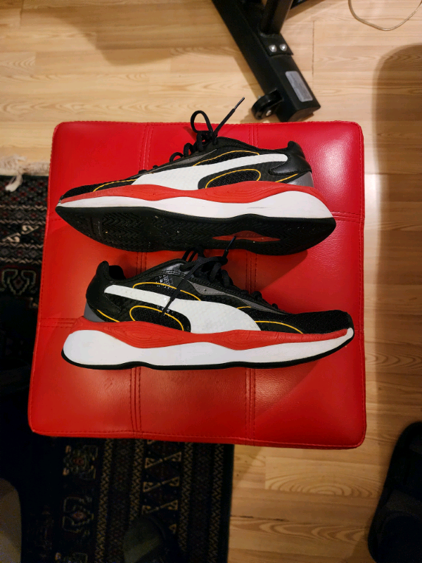 Puma RS-Pure Immixture Black High Rise Castlerock Trainers Size UK 9.