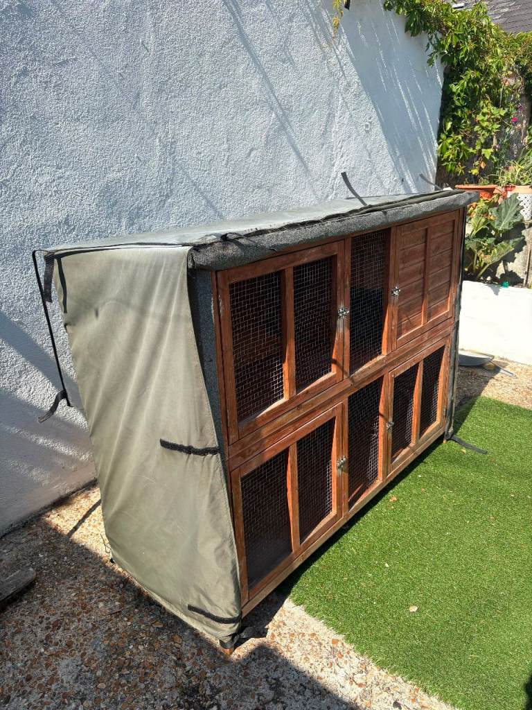 Rabbit hutch & cover for sale