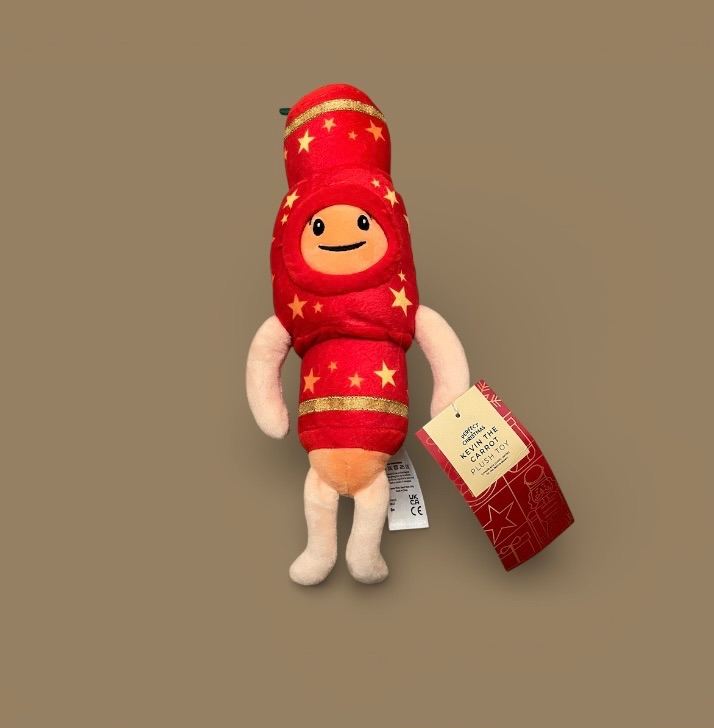 Kevin the carrot Xmas Cracker Plush Aldi