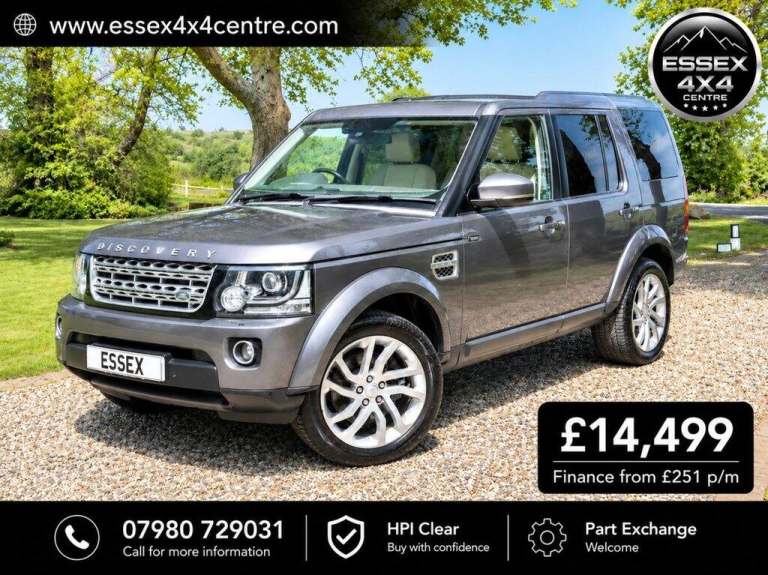 2015 Land Rover Discovery 4 3.0 SDV6 HSE AUTOMATIC 7 SEATER 4X4 ESTATE Diesel Automatic