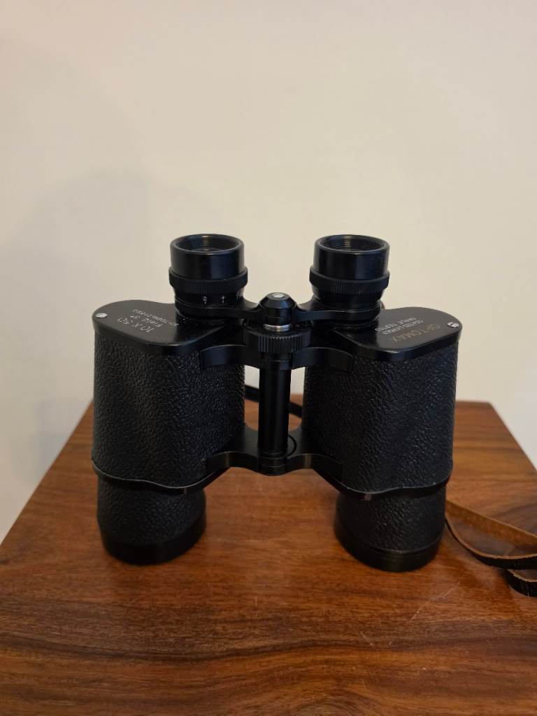 Vintage OPTOMAX 10x50 Binoculars – Coated Lenses – Original Case