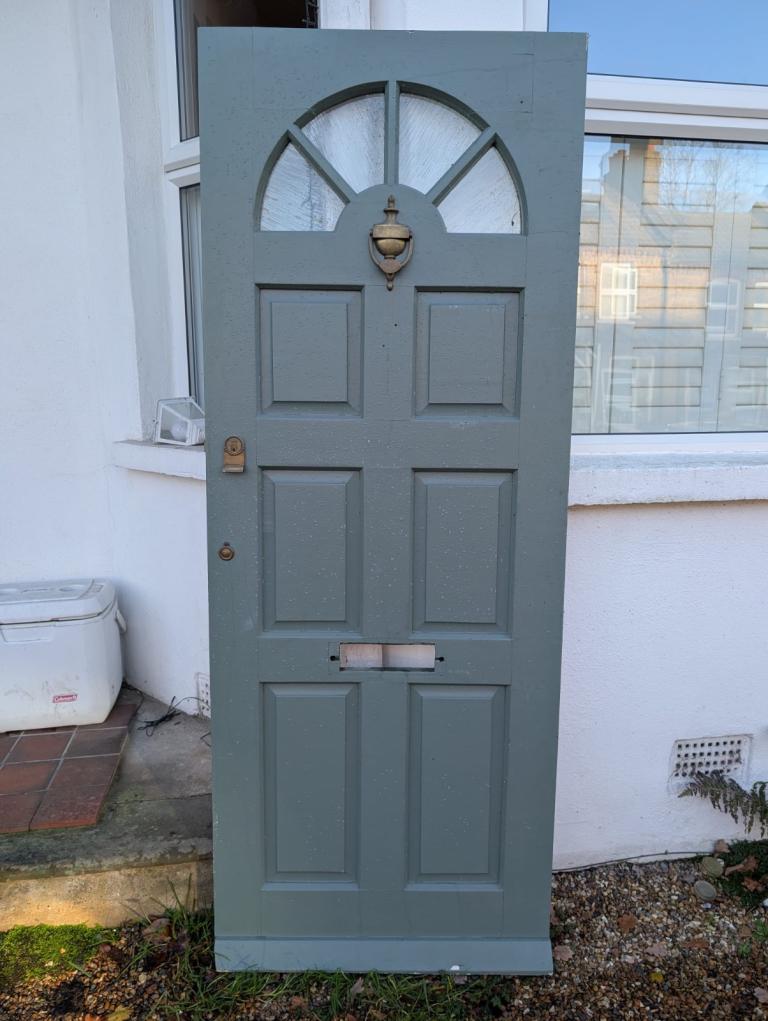Reclaimed Victorian 6-Panel Front Door (External)