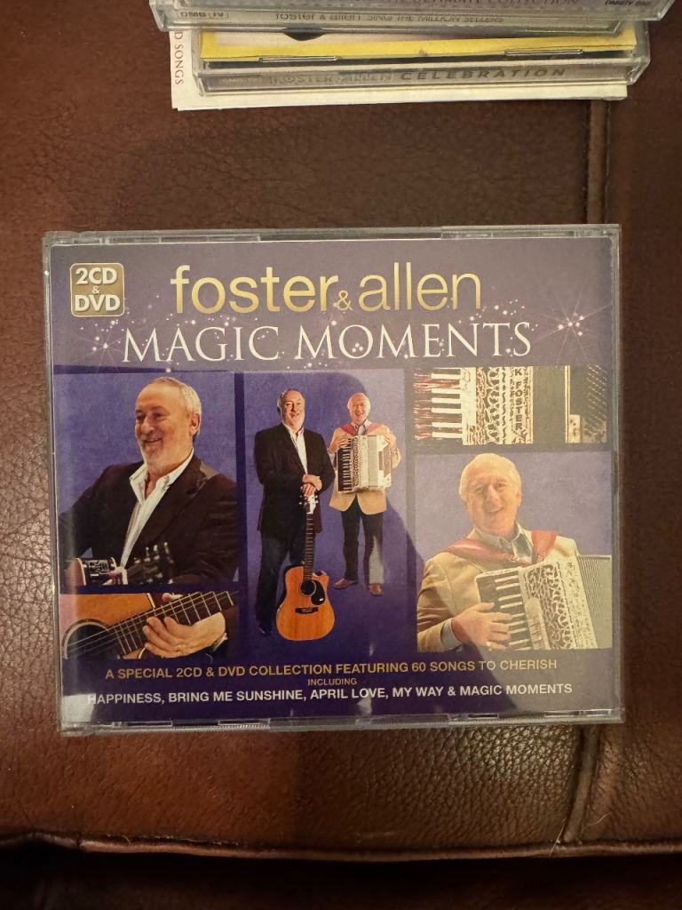 Foster & Allen CD & DVD Collection – Various Titles, Good Condition