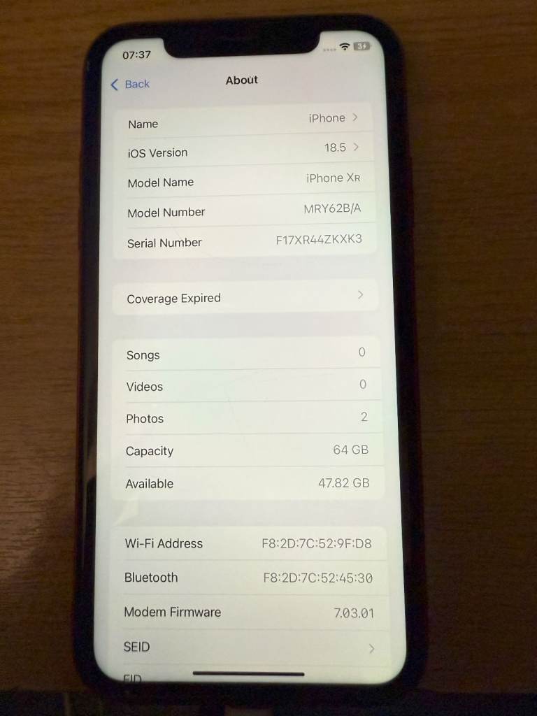 iPhone XR Red 64GB Unlocked