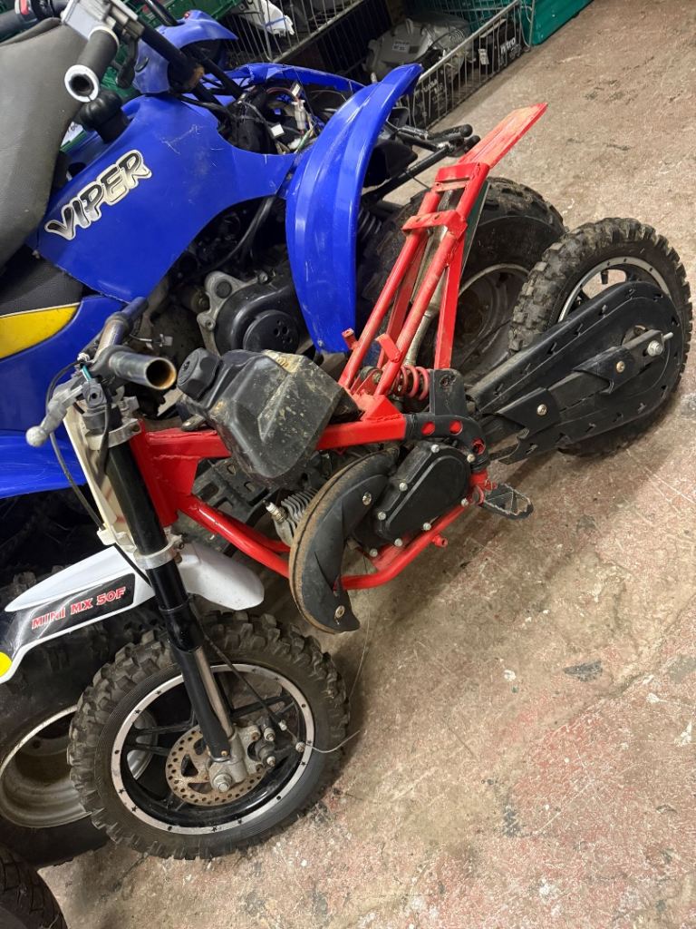 Mini dirt bike mini quads all parts available 