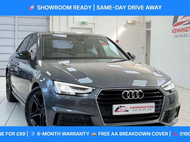 2017 Audi A4 2.0T FSI S Line 4dr S Tronic [Leather/Alc] SALOON PETROL Automatic